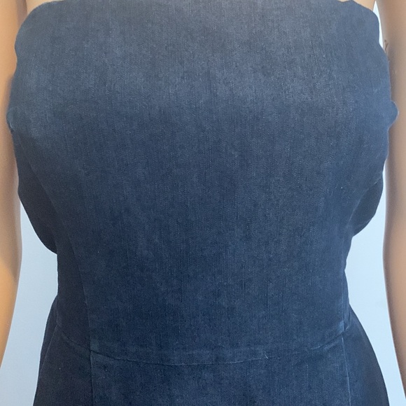 ❤️ FINAL OFFER ❤️EXPRESS LIKE NEW Strapless Denim Dress - Picture 3 of 7